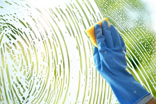 Professional after builders cleaning in W14 removing renovation dust from a modern interior