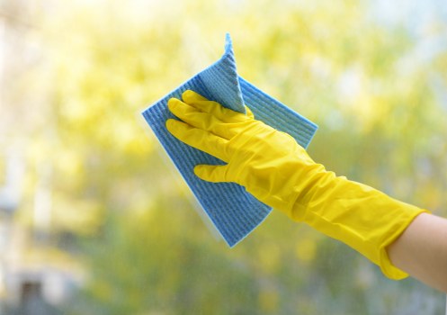 Professional office cleaning in W14 reception area