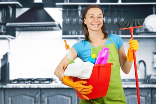 Professional hard floor cleaning in W14 for polished and spotless surfaces