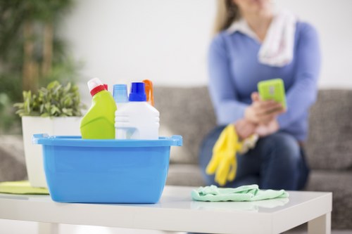 Customer service team handling a carpet cleaning issue