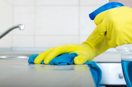 Leather sofa care and cleaning service in W14